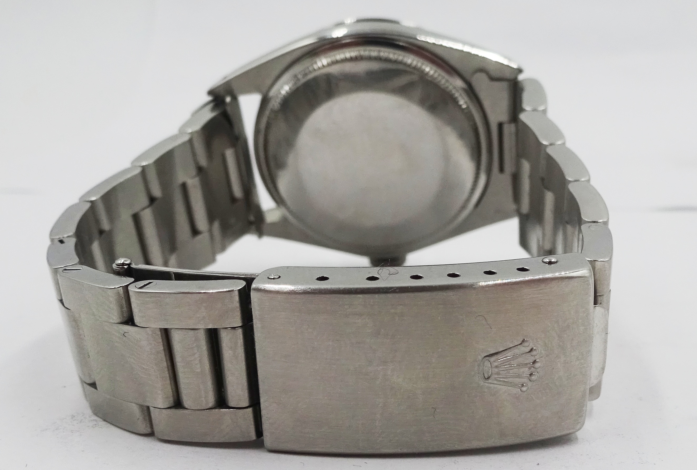 Rolex Oyster Perpetual Date gentleman's stainless steel wristwatch c.1970/1, model no. - Image 11 of 12