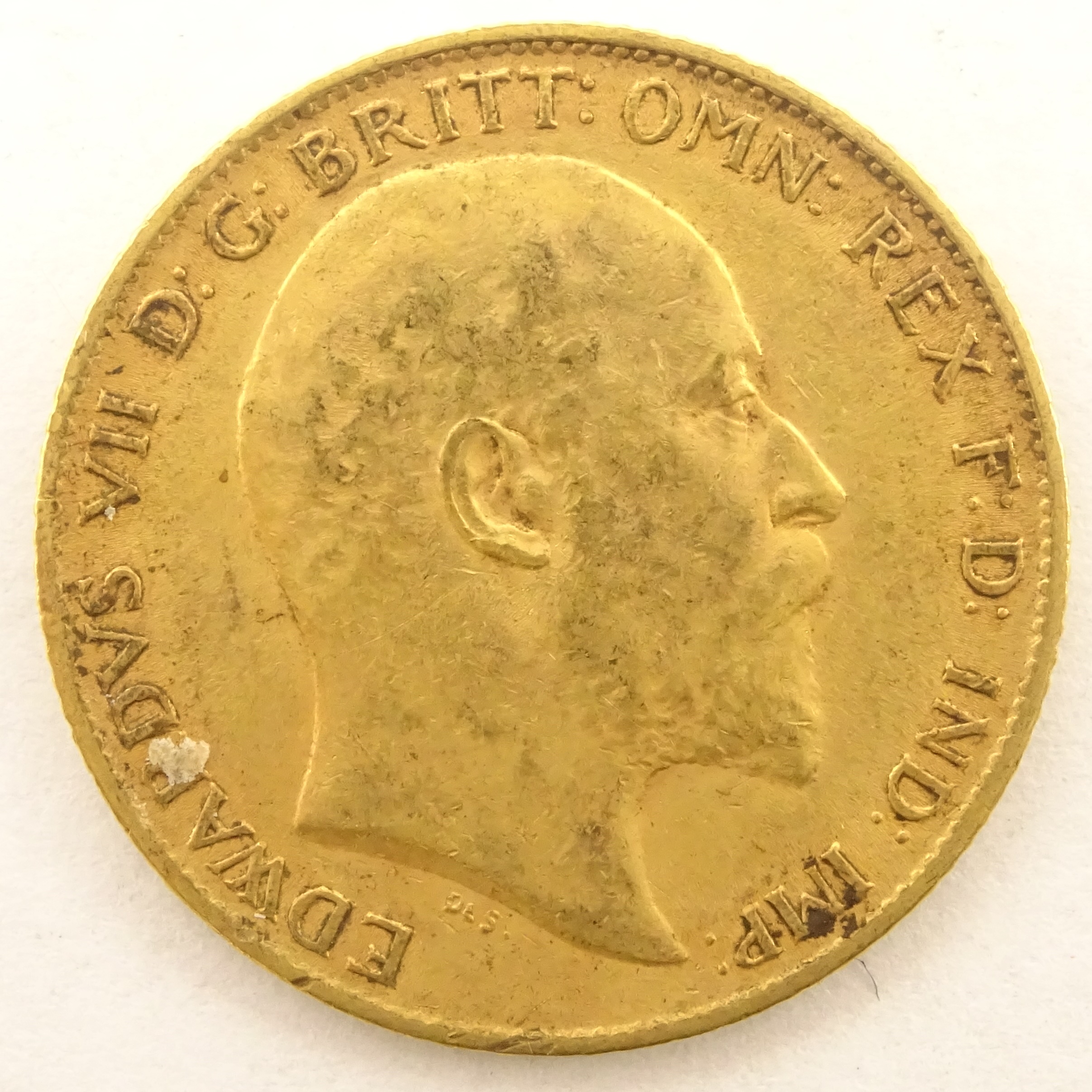 King Edward VII 1910 gold half sovereign Condition Report <a href='//www.