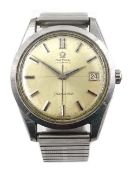 Omega Seamaster stainless steel gentleman's automatic wristwatch calibre 562, with date aperture,