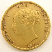 Queen Victoria 1882 gold half sovereign,