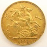 King Edward VII 1903 gold full sovereign,
