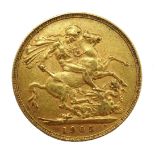 1905 gold full sovereign