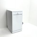 Indesit DSFE 1B10UK slimline dishwasher, W45cm, H85cm,