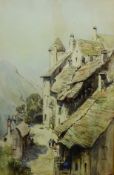 Alexander Wallace Rimington (British 1854-1918): 'Auvergne', watercolour signed,