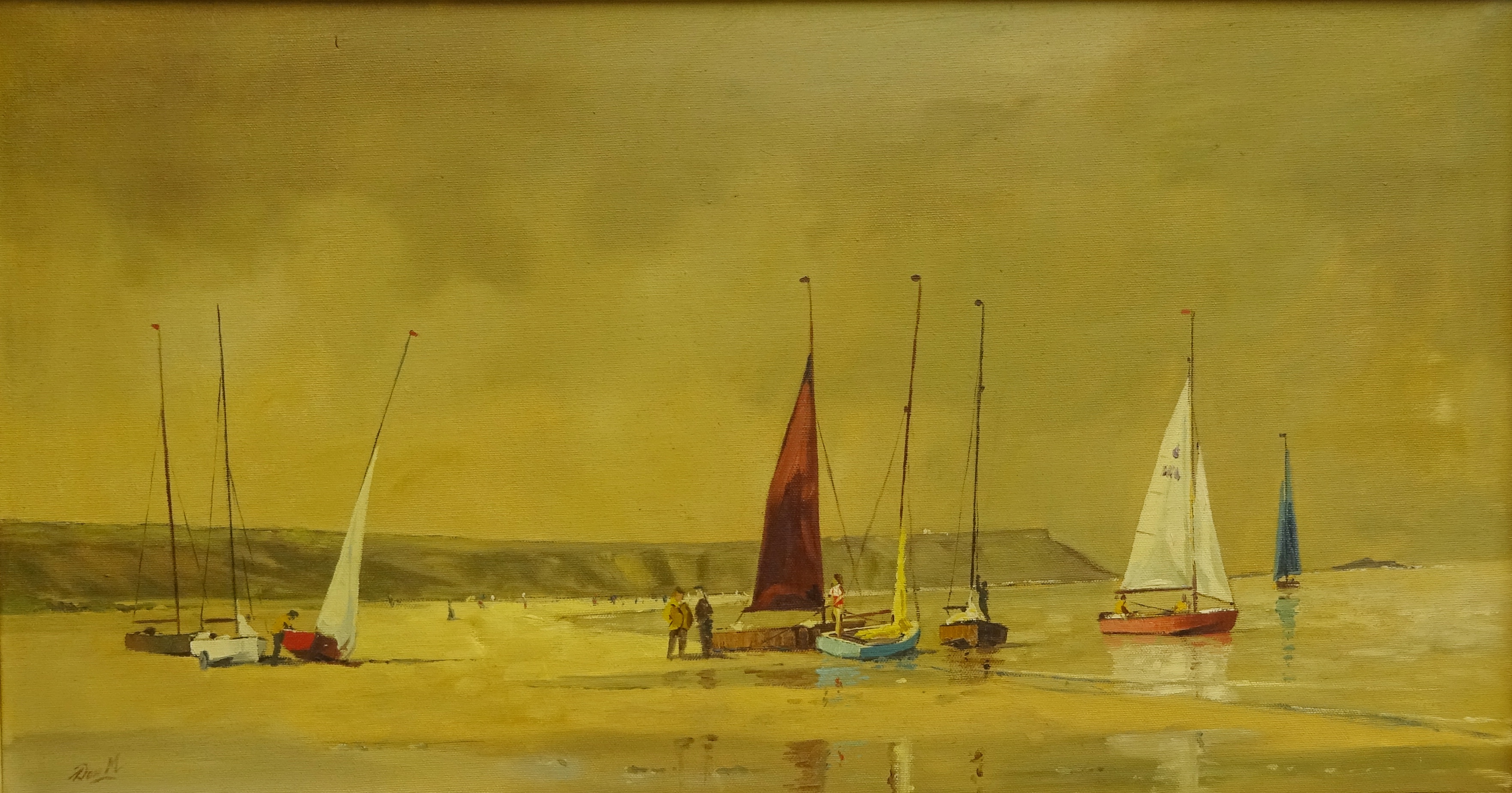 Don Micklethwaite (British 1936): Filey Beach,