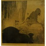 Brake Baldwin (British 1885-1915): 'Woman on Bed',