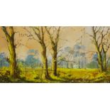 Don Micklethwaite (British 1936-): Rural Landscape,