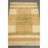 Modern beige ground rug, 188cm x 121cm Condition Report <a href='//www.