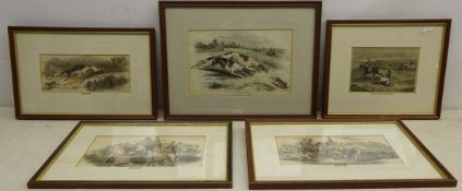 'Coursing at the Malton Meeting', 'Match Coursing' and Coursing Scene',