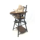 Vintage Metamorphic Dolls high-chair H65cm and doll Condition Report <a