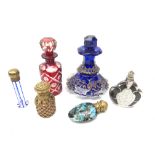 Late 19th century Venetian glass Chatelaine scent bottle,