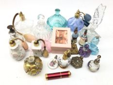 Collection of early 20th century and later scent bottles and atomizers incl.