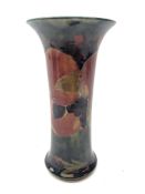 William Moorcroft Pomegranate pattern cylindrical vase with flared rim,