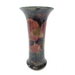 William Moorcroft Pomegranate pattern cylindrical vase with flared rim,