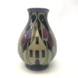 Moorcroft Hamlet pattern vase, designed by Kerry Goodwin,