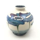 Moorcroft Blue Heaven pattern vase, designed by Nicola Slaney,