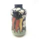 Moorcroft Chilli Peppers pattern vase,