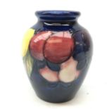 William Moorcroft Wisteria pattern miniature vase of ovoid form c1925 H9cm Condition