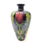 Moorcroft Coronation pattern vase,