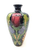 Moorcroft Coronation pattern vase,