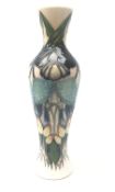 Moorcroft Indigo Lace pattern vase,