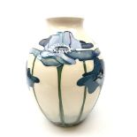 Moorcroft Blue Heaven pattern vase, designed by Nicola Slaney,