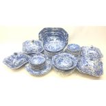 Quantity of Spode Italian dinner ware comprising dinner plates, side plates, tea plates, bowls,