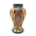 Moorcroft Staffordshire Gold pattern vase,