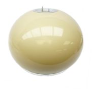 Guzzini style vintage mushroom shaped ceiling light shade, with chromium plated mounts,