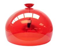 Kartell 'Medium Fly Pendant' light fitting in red,