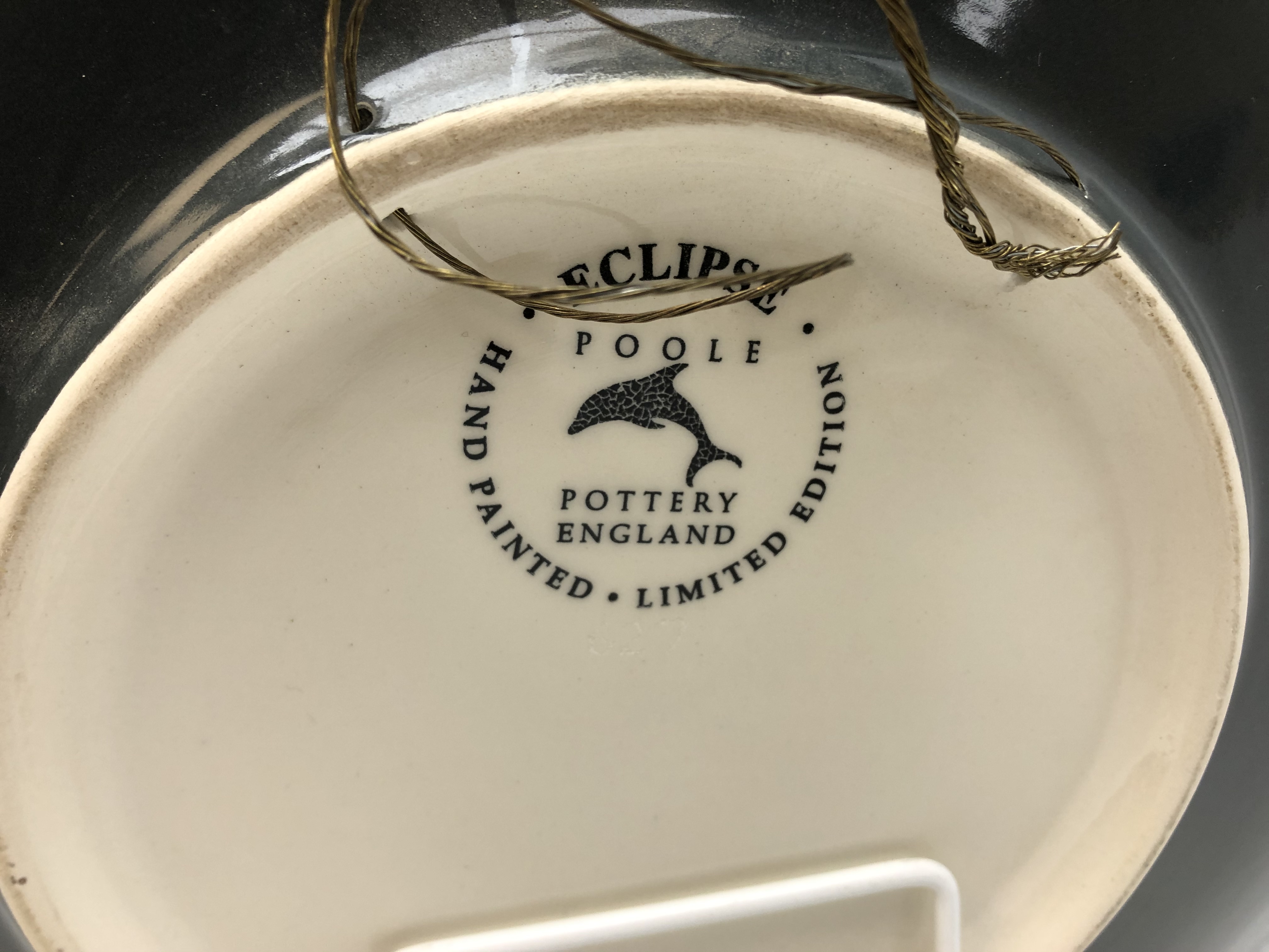 Poole Pottery Limited Edition Eclipse pattern circular charger, - Image 2 of 2