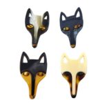 Four Lea Stein Fox Head brooches (4) Condition Report All stamped