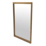 Aksel Kjersgard Odder oak framed rectangular wall mirror, W57cm,