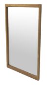 Aksel Kjersgard Odder oak framed rectangular wall mirror, W57cm,