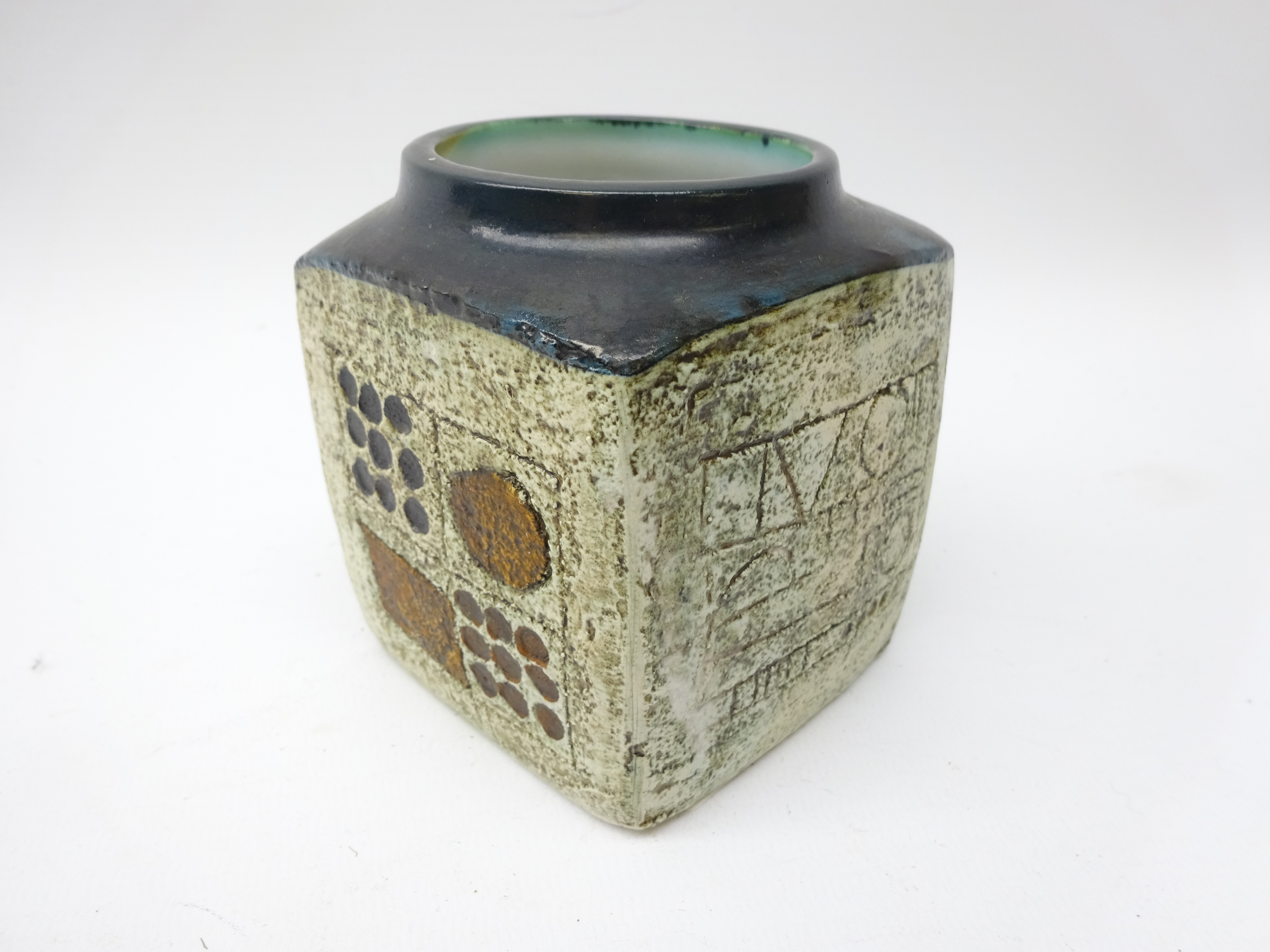 Troika square section vase designed by Honor Curtis, - Image 2 of 5