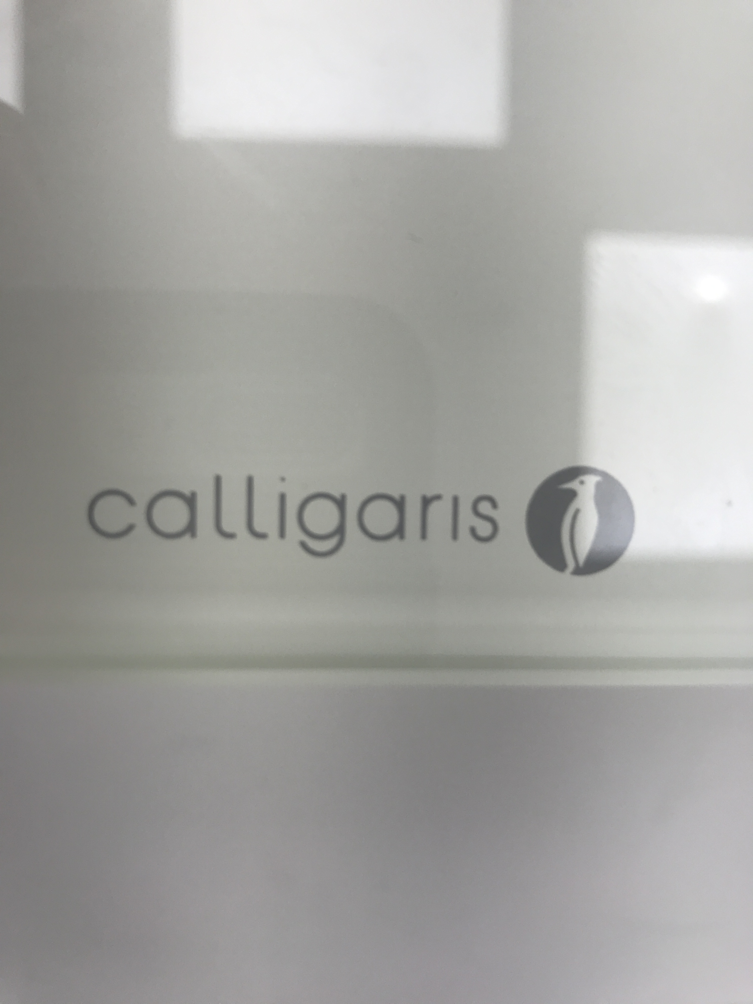 Calligaris gloss white rectangular glass top extending dining table (W221cm, H75cm, - Image 3 of 5
