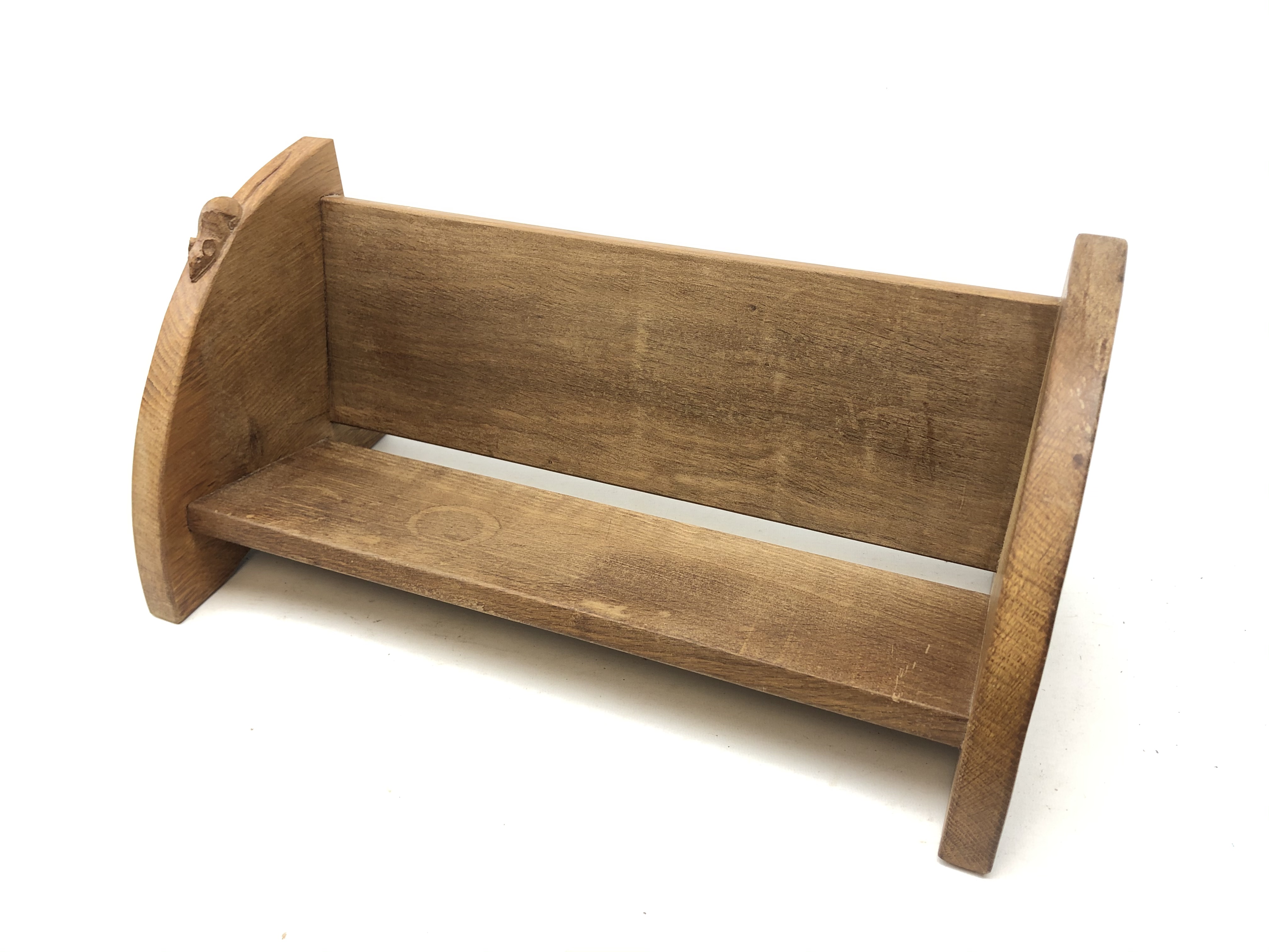 'Mouseman' oak book trough by Robert Thompson of Kilburn, - Image 2 of 3