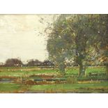 Kershaw Schofield (British 1872-1941): Lowland Landscape,