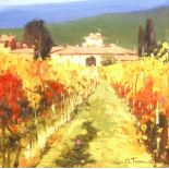 Bruno Tinucci (Italian 1947-): 'Campi Toscani I',