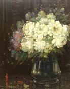 Kershaw Schofield (British 1872-1941): Still Life Vase of Flowers,