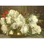 Kershaw Schofield (British 1872-1941): Still Life Bowl of Flowers,