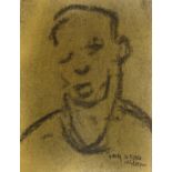 Willem Van Hecke (Belgian 1893-1976): Male Bust Portrait,