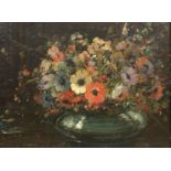 Kershaw Schofield (British 1872-1941): Still Life Bowl of Flowers,