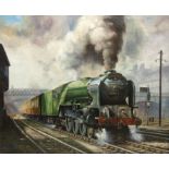 Joe Townend GRA (British 1946-): Railway Locomotive - 'Queen of Scots' Alcazar 60136,
