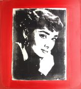 McCam (Contemporary): Audrey Hepburn Portrait, oil on canvas signed, signed and dated 9.2006 L.A.