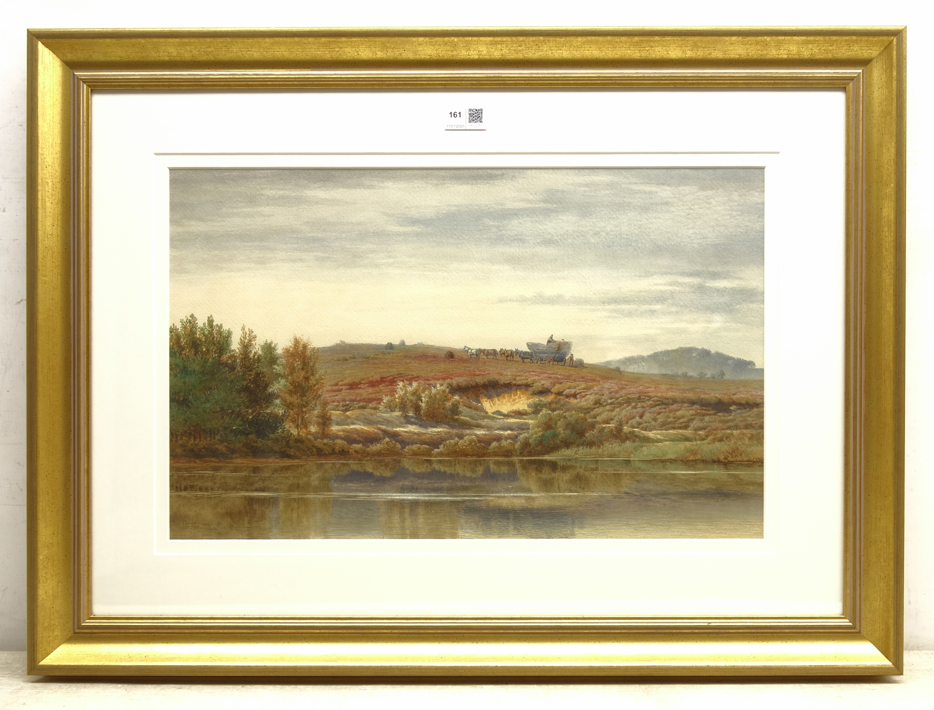 John Henry Leonard (British 1834-1904): Collecting Peat, - Image 2 of 2