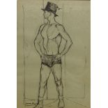 Dame Laura Knight (Staithes Group 1877-1970): Circus Strongman