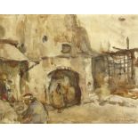William (Fred) Frederick Mayor (Staithes Group 1866-1916): 'Street in Tangier',
