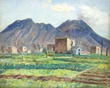 Dino Martens (Italian 1894-1970): 'Sotto il Vesuvio Napoli',