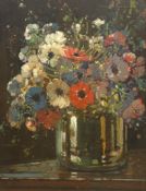 Kershaw Schofield (British 1872-1941): Still Life Vase of Flowers,